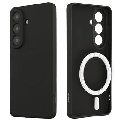 imoshion Hoesje - Geschikt voor Samsung Galaxy S26 - Color Backcover met Magnetische Ring - Zwart