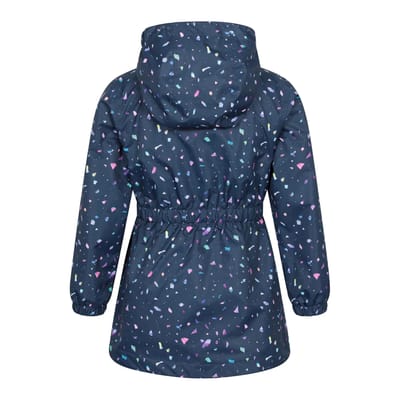 Mountain Warehouse Kinderen Dale Eenhoorn Lichtgewicht Waterdichte Jas (Navy)