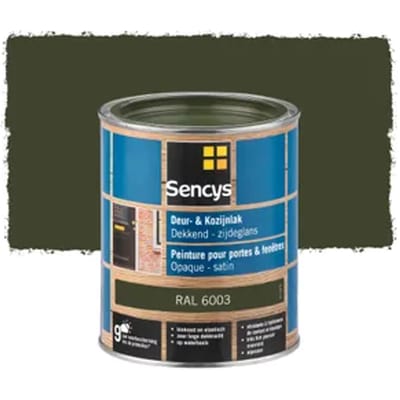 Sencys Lak Voor Deuren En Ramen Zijdeglans Ral6003 750ml