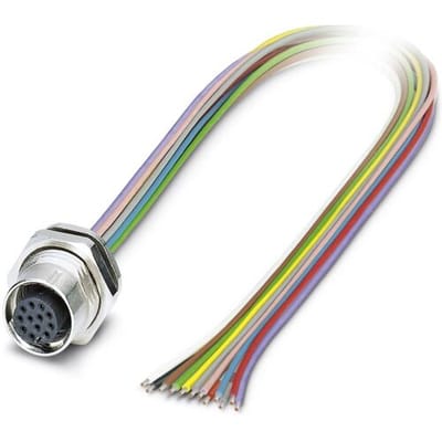 Phoenix Contact 1430446 Sensor/actuator inbouwconnector M12 Aantal polen (sensoren): 12 Bus, inbouw 0.50 m 1 stuk(s)