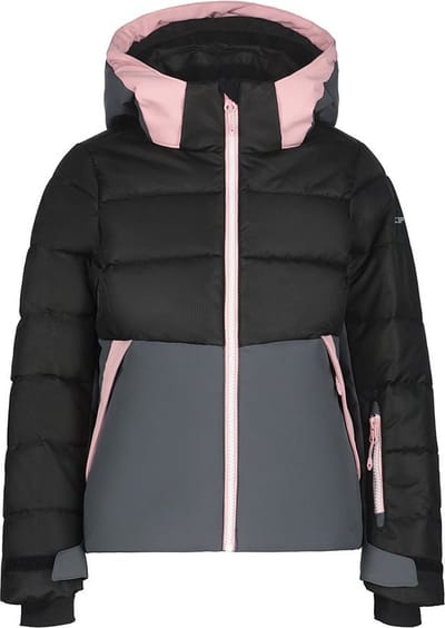 Icepeak Laval Jr Jas Zwart 6-7 Years Meisjes