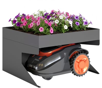 Outsunny Grasmaaierschuur-Verzinkt staal-75L x 70B x 46H cm-Zwart