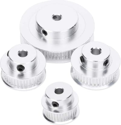Dailygoods- Timing Katrol 4 Stuks - Synchroon Wiel - 30/36/40/60 Tanden - Voor Distributieriem 6mm - Geschikt voor 3D-Printers - Hoge Veiligheidsfactor - Synchroonwiel