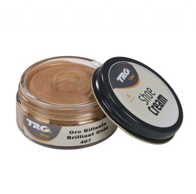 TRG - schoencrème met bijenwas - briljant goud - 50 ml