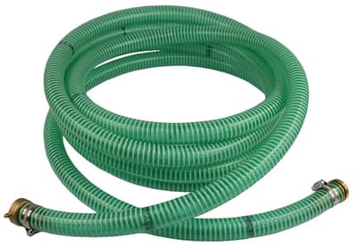 1"/25mm Zuig- + Drukslang met 1" AG Slangtule + 1" IG 2/3 Schroefverbinding 1m
