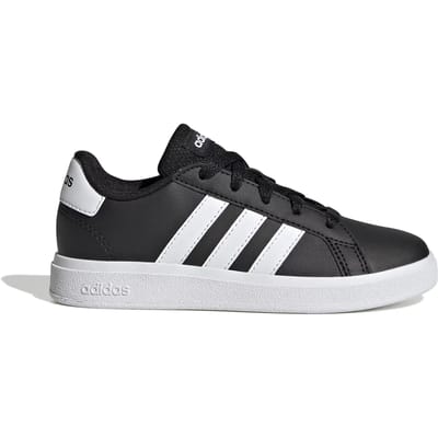 Adidas Sportswear Grand Court Lifestyle Tennis Lace-Up Schoenen - Kinderen - Zwart
