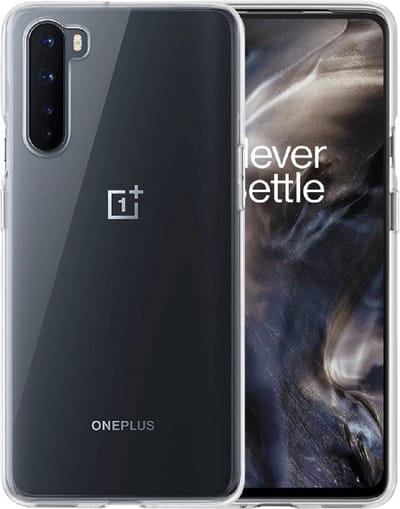 LuxeBass Siliconen hoesje geschikt voor OnePlus Nord 5G - Soft Cover - Transparant - telefoonhoes - gsm hoes - telefoonhoesje