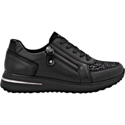 Minato-sneakers met veters en rits