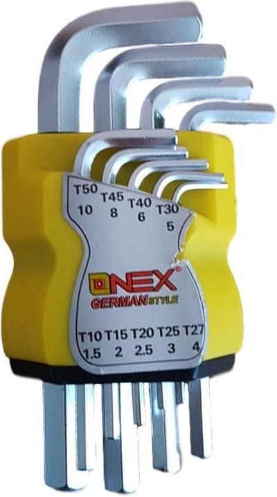 ONEX Inbus TORX sleutelset professioneel 9-delig