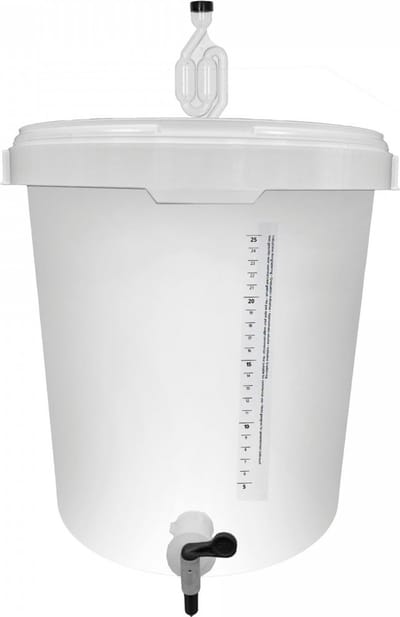 Gistingsvat met kraan - gistingsemmer voor bierbrouwen - 30 liter