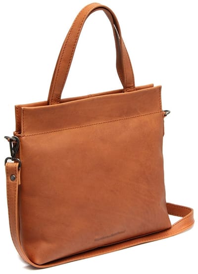 The Chesterfield Brand Leren Schoudertas Handtas Rivington Crossbody Bag Cognac Bruine