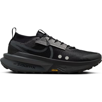 Nike ZoomX Zegama 2 Zwart Antraciet Heren Sneakers Fluweelbruin Metallic-Platina FD5190-002 42
