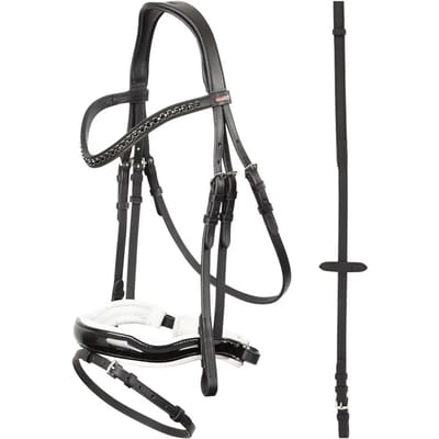 Premiere hoofdstel Lorient Pony Zwart / Wit