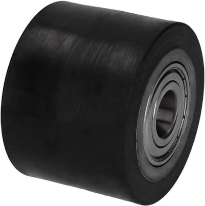 Heavy Duty Zwenkwielen 70x70mm met Aluminium Kern en Kogellagers - Rubber Palletwagen Wielen tot 300 kg