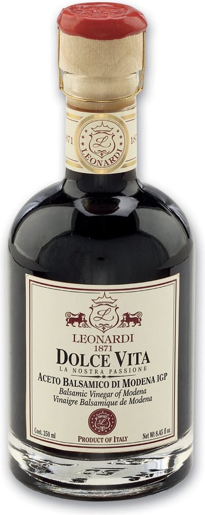 Leonardi di Giovanni - Aceto Balsamico di Modena I.G.P. "Dolce Vita", 4 jaar gerijpt 250 ml
