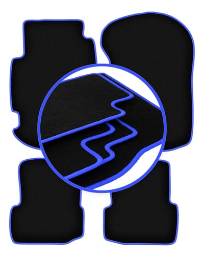 CARLUX-BLUE automatten voor: Ford Escort MK7 hatchback, stationwagen (1995-2002)