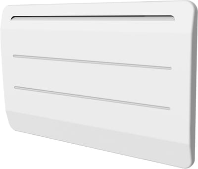 Elektrische radiator - Infrarood paneel - Ruimte verwarmen - Gietijzeren warmte-element - 70 x 11 x 45 cm - Wit