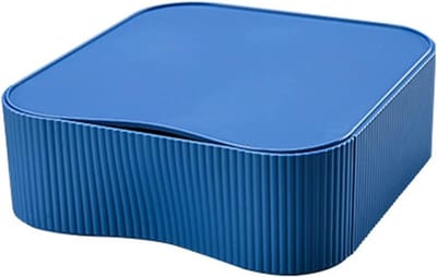 Stackable Bureau Organizer met Lades - Opbergdozen voor Make-up, Sieraden en Kantoorbenodigdheden, 23 x 22 x 8 cm, Set van 3 Stuks