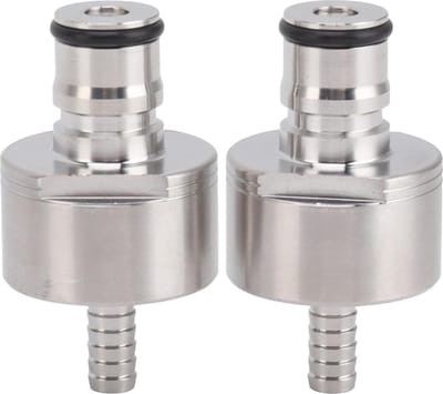 2 Stks Rvs Carbonation Cap Voor Bier en Soda Vullen - CO2 Koppeling Cap .