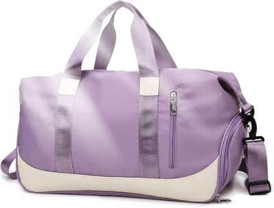 Thijox - Sporttas Dames Reistas met Schoenenvak - Natte Tas Weekendtas Fitness Waterdicht Groot Gym Bag Handbagage Travel Bag Boodschappentas Duffelba