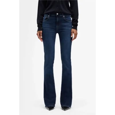 7 for all mankind MIDNIGHT FADE WITH EMBELLISHED SQUIGGLE Blauw 26