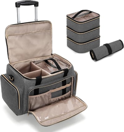 TADES® Make Up Koffer - Make Up Trolley - Make Up Trolley Met Wieltjes - Trolley Handbagage - Trolley Op Wieltjes - Make Up Koffer Meisjes - Koffer Handbagage - Koffers