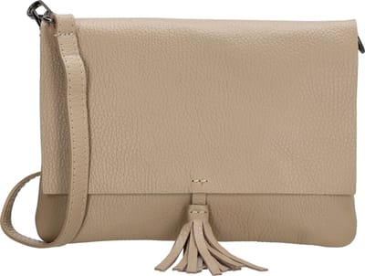 Charm London Anna Schoudertas - 100% Leer - Leren Tas - Taupe
