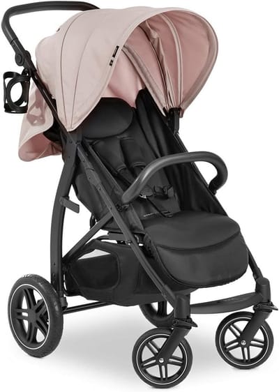 Inklapbare Buggy - Reisbuggy Kinderen - Comfortabel Reizen - Tot 25 kg - Vlakke Ligstand - Roze