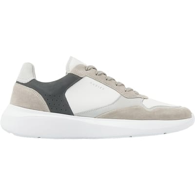 Nubikk Rocky Road Wave (m) White Leather - Navy Maat: 41 | Sneakers Outlet | Heren | Grijs