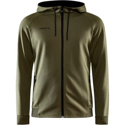 Craft Unify Jas Met Kap Heren - Khaki | Maat: L