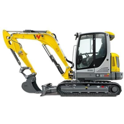 SIKU 3559, Wacker Neuson ET65 rupsgraafmachine, schaal 1:50, metaal/kunststof