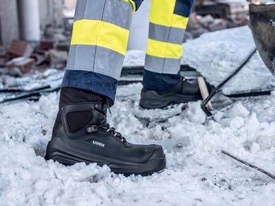 Heren Veiligheidswerkschoenen Winter Hoog Model S3L | Waterafstotend en Extra Brede Pasvorm