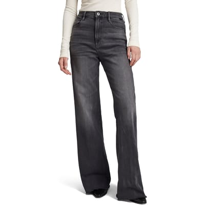 G-Star Deck Ultra High Wide Leg Faded Blade Taglia: W26L32 | Pantaloni Outlet | Donna