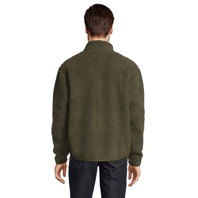 SOLS Fury Sherpa Gilet voor volwassenen (Leger/Donker leger)