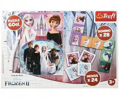 Disney Frozen Domino Memo-puzzelset - 112 elementen
