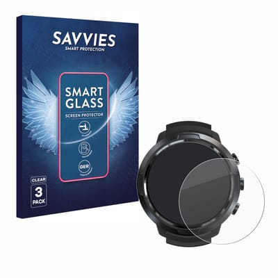 3 Stuks Savvies Screenprotector - geschikt voor Suunto D5 - beschermfolie glas transparant