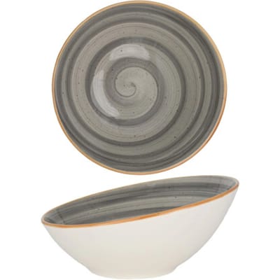 Bonna Serveerschaal - Aura Space - Porselein - 18 cm (450cc) - set van 2