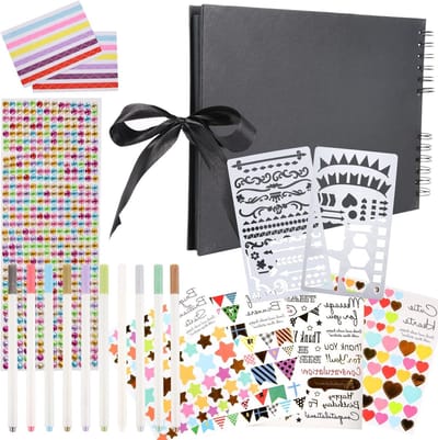 Creatief DIY Fotoalbum met 80 Pagina's - Perfect als Afstudeercadeau, Trouwen, Verjaardag of Valentijnsdag Geschenk