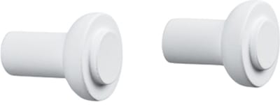 Zone Denmark Sensu Haak Dia 2,5 x 3 cm 2 stuks White