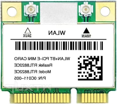 WiFi Netwerkkaart - Draadloze Kaart - Internet Verbinden - Dual Band AC1200 - Mini PCIe - Wit