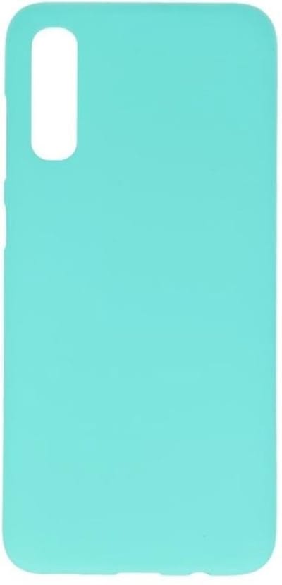 Hoesje Geschikt voor de Samsung Galaxy A30s - Backcover Color Telefoonhoesje - Turquoise