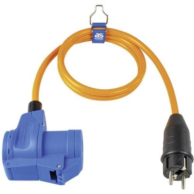 AS Schwabe 62436 Camping-adapterkabel 16 A 3-polig 1 stuk(s)