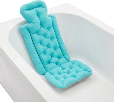 Badkuipkussen Met Nek- En Rugkussen Badkussen Met 10 Zuignappen Voor Badkuip Thuis Spa Ondersteuning