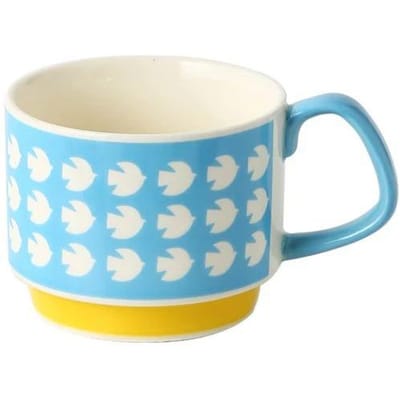 300ml Japanse Bloemen Koffiemok Set Retro Keramische Melk Havermout Mok Kantoor Water Handvat Kop Keuken Feest Drinkgerei Set 300ml white