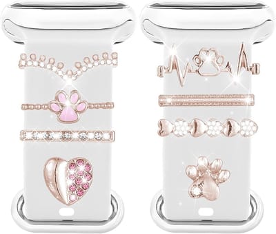 Armbanden met Hangers en Decoraties voor Apple Watch Series 1-8 - Metalen Band met Gesp