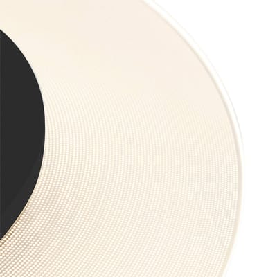 Plafonnière Lido Zwart Ø28 cm 1100 Lumen Elektronica Kunststof Metaal Steinhauer