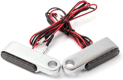 Knipperlichten Motor - Indicator Lampjes - Motor Verfraaien - Mini LED Design - 12 Volt - Zilver