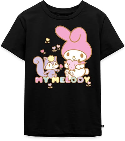 My Melody Plukt Hartbloemen Met Risu Premium T Shirt Kinderen