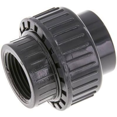 PVC Rechte Lijmmof 32mm x Binnendraad Rp 1'' EPDM