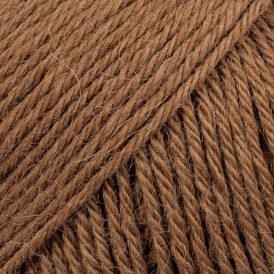 DROPS Nord Uni Colour - 22 kastanjebruin - Wol Garen
